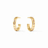 Rainbow Hoop Earrings in Gold