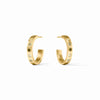 Rainbow Hoop Earrings in Gold