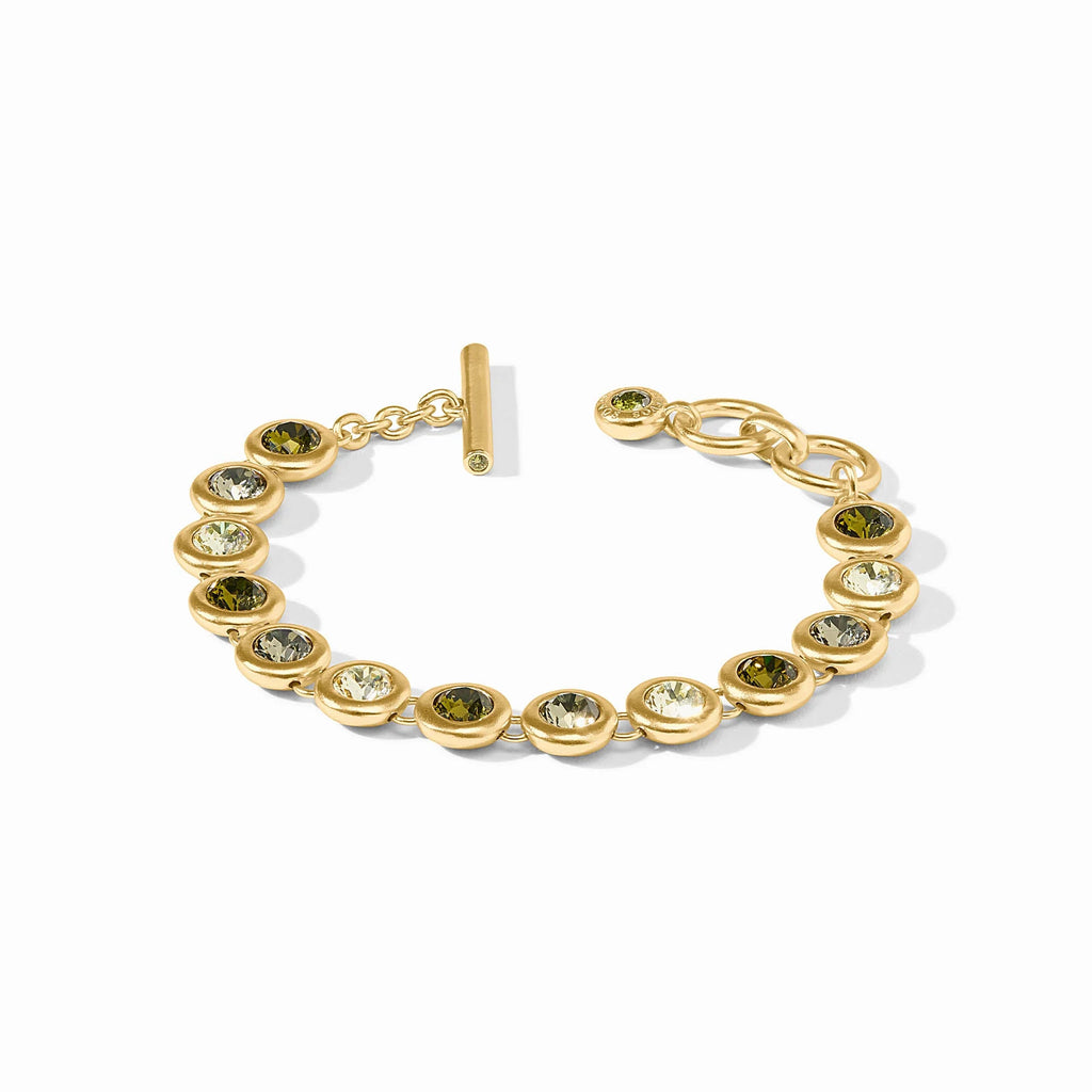 Rainbow Tennis Bracelet in Gold