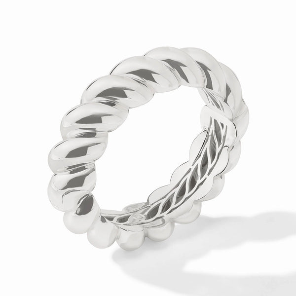 Ravello Statement Hinge Silver Bangle