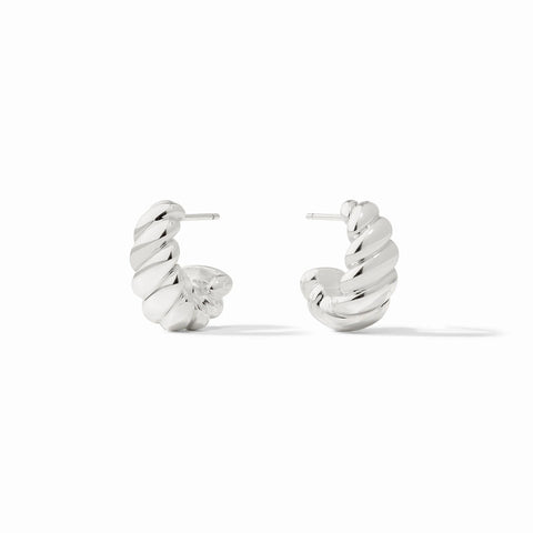 Ravello Silver Statement Hoop