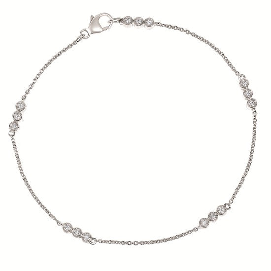 Sparkle Lane Diamond Station Bracelet