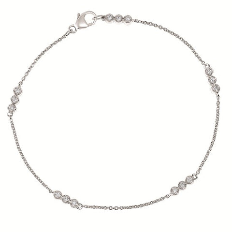 Sparkle Lane Diamond Station Bracelet