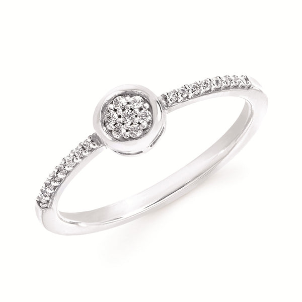 Sparkle Lane Diamond & Silver Band