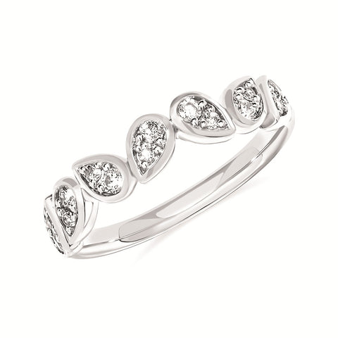 Sparkle Lane Diamond & Silver Band