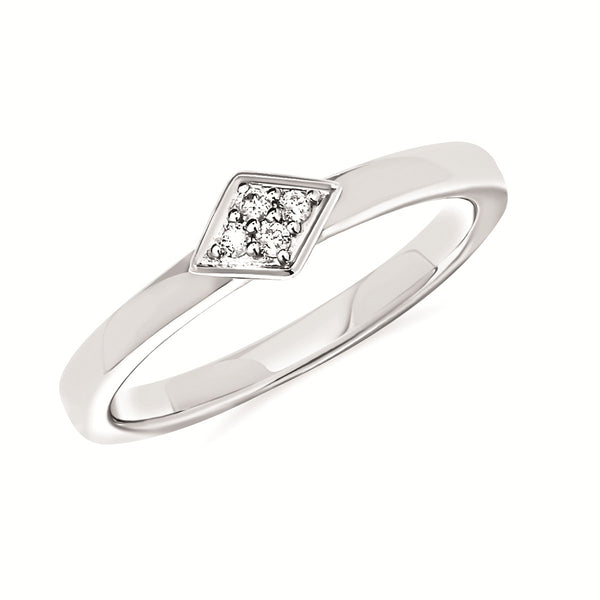 Sparkle Lane Diamond & Silver Band