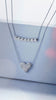 Sterling Silver Pave Heart Pendant Necklace
