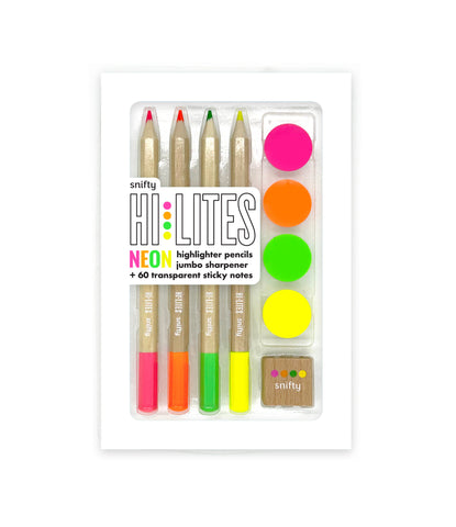 Hi-Lites Neon Highlighter Pencil Set