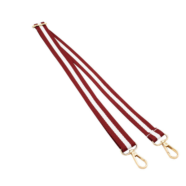 Maroon & White Spirit Crossbody Strap