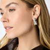 Sahara Silver Hoop