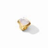 Sahara Stone Gold Ring in Iridescent Clear Crystal