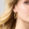 Saratoga Hoop Gold Earrings