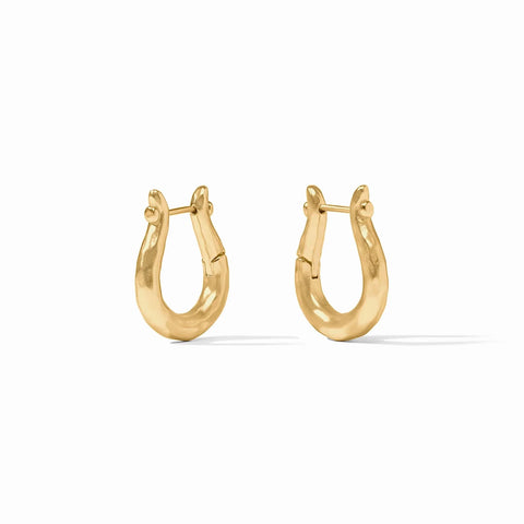 Saratoga Hoop Gold Earrings