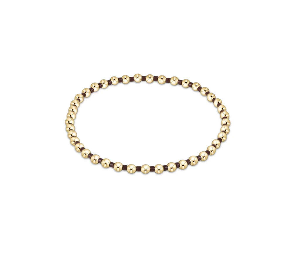 Hope Grateful Bracelet in Chocolate