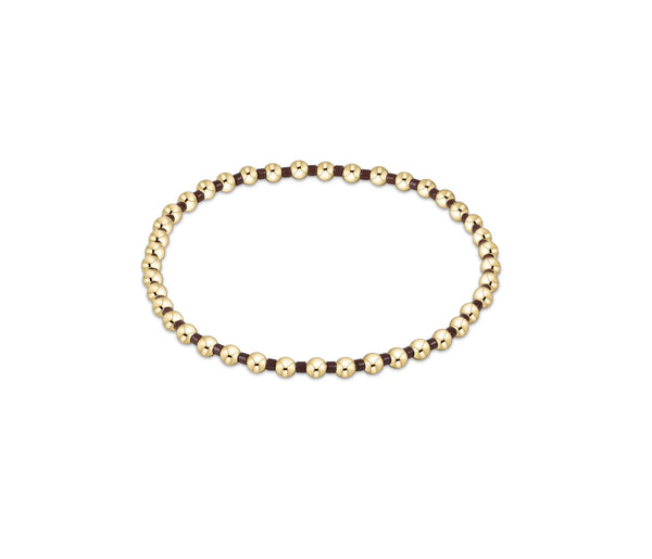 Hope Grateful Bracelet in Chocolate