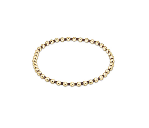 Hope Grateful Bracelet in Chocolate