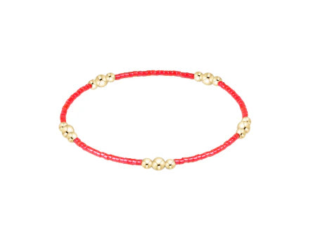 Hope Purpose Gold Bracelet in Sherbert