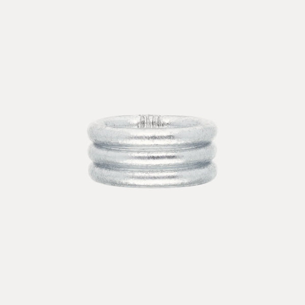 Silver All Weather Rings (Set of 3)