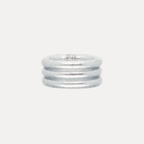 Silver All Weather Rings (Set of 3)