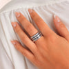 Silver All Weather Rings (Set of 3)