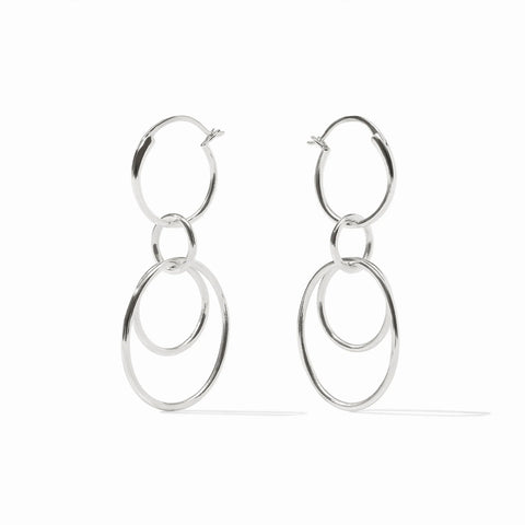 Simone 3-in-1 Earrings in Silver
