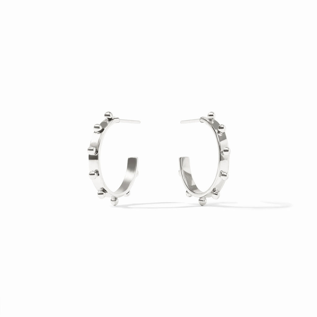 Soho Hoop Earrings in Silver