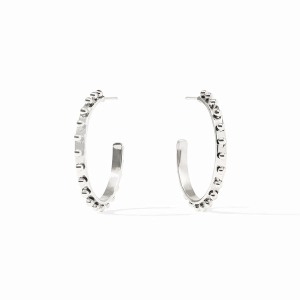 Soho Hoop Earrings in Silver