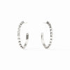 Soho Hoop Earrings in Silver