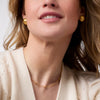 Solara Delicate Station Necklace in Gold
