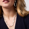 Solara Link Necklace in Silver
