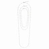 Solara Delicate Station Necklace in Silver
