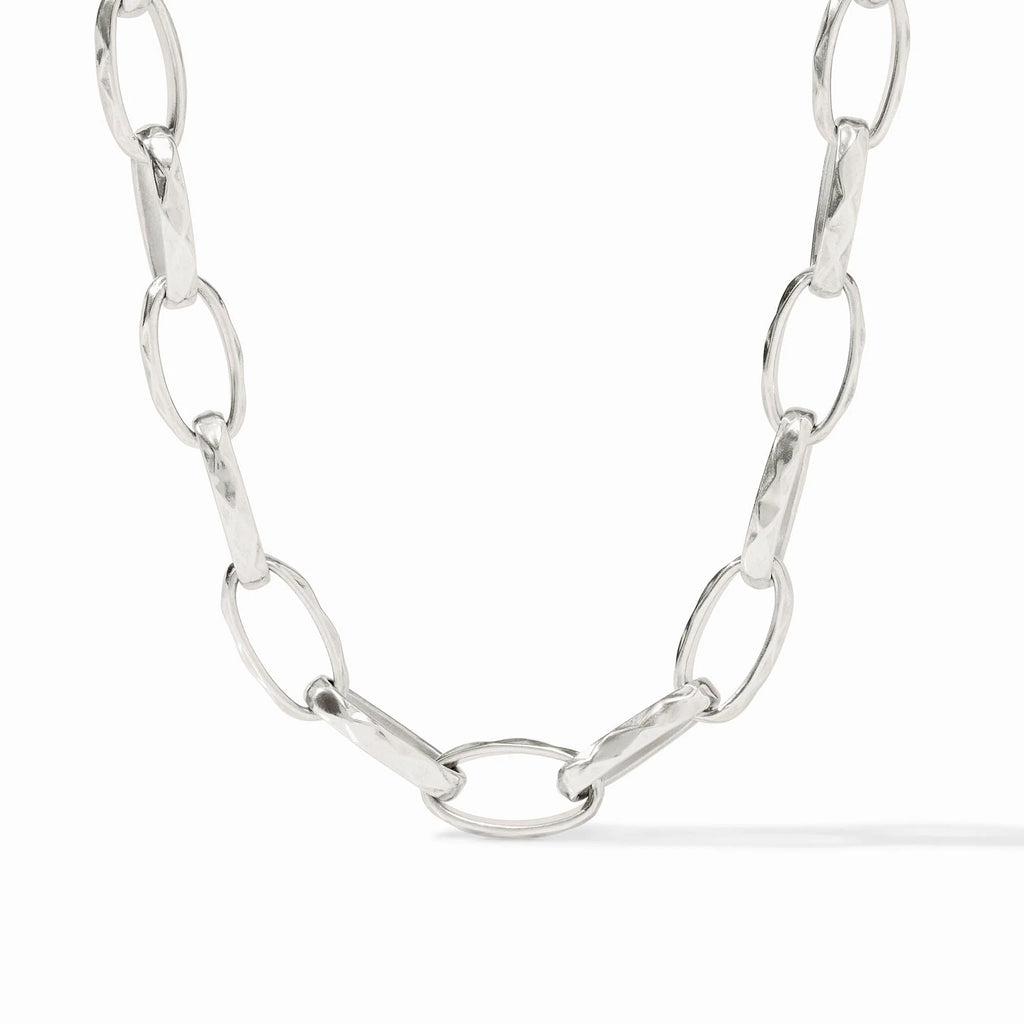 Solara Link Necklace in Silver