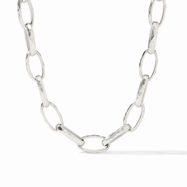 Solara Link Necklace in Silver
