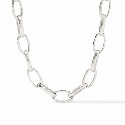 Solara Link Necklace in Silver