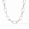 Solara Link Necklace in Silver