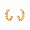 Solara Nova Hoop Earrings in Gold