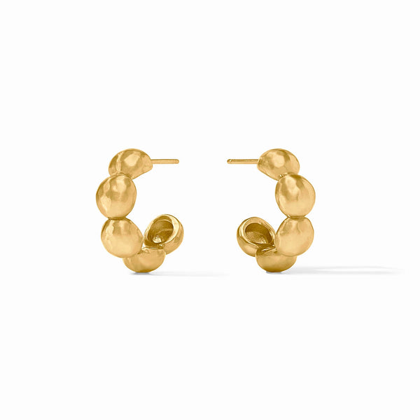 Solara Nova Hoop Earrings in Gold