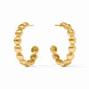 Solara Nova Hoop Earrings in Gold