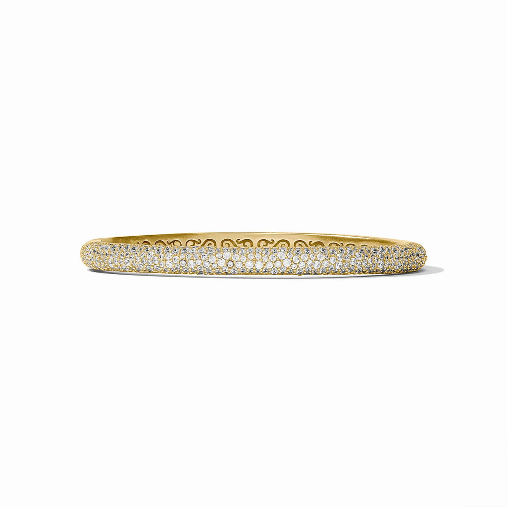 Stardust Hinge Bangle - Cubic Ziirconia