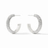 Stardust Silver Hoop