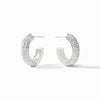 Stardust Silver Hoop