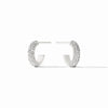 Stardust Silver Hoop