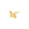 Fluted Butterfly Stud Earrings
