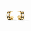 Tribeca Hoop Earrings in Mixed Metal