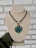 Lorenzo Juan | Navajo Handmade Egyptian Turquoise Pendant