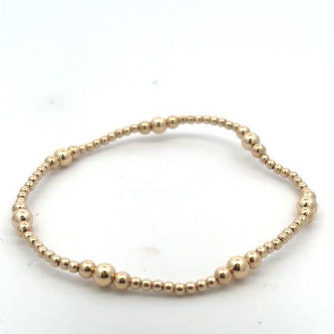 Purpose 4mm Bead Bracelet - Gold