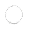 Signature Cross Small Gold Pattern 2mm Gold Bead Bracelet