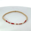 Brahmanettes Morse Code Stretch Bracelet