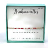 Brahmanettes Morse Code Stretch Bracelet