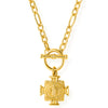 Zayn Toggle Chain Cross Necklace
